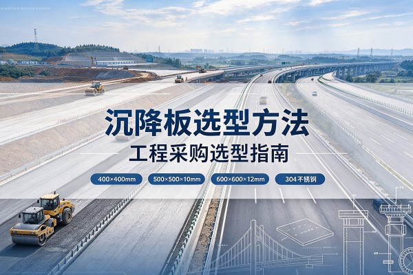 融安沉降板选择方法