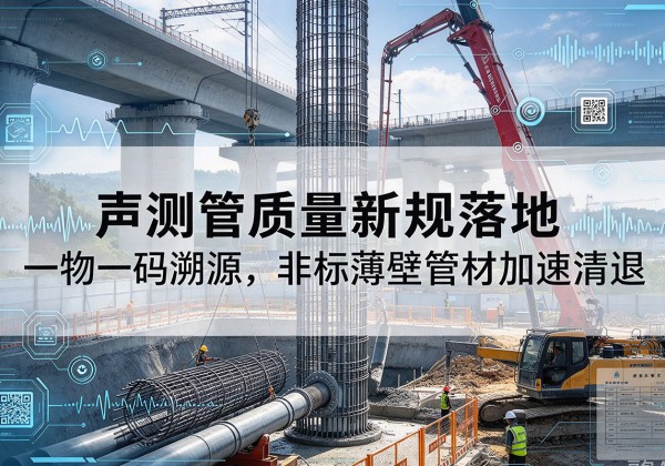 融安声测管质量新规落地，一物一码溯源，非标薄壁管材加速清退